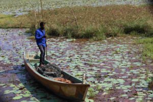 Boating on Vellayani Lake